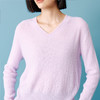 东黎 • 山羊绒女士秋冬V领松密度套头衫 4629 商品缩略图9