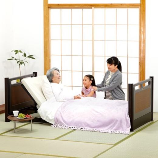 FranceBeD超低防坠床安心智降超低位电动护理床 商品图1