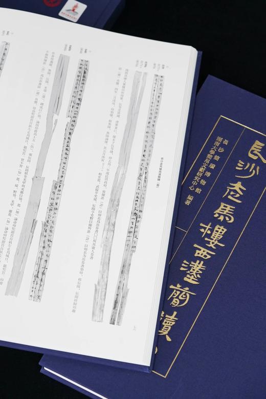 《长沙走马楼西汉简牍》，8开，函套装，全4册。

作者：长沙简牍博物馆、湖南大学简帛文献研究中心 编著
主编：陈松长、李鄂权
出版社：岳麓书社
出版时间：2024年3月 商品图4