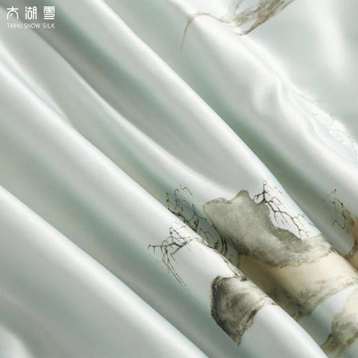 太湖雪 苏博联名-山色空濛蚕丝毯 毯子 商品图0