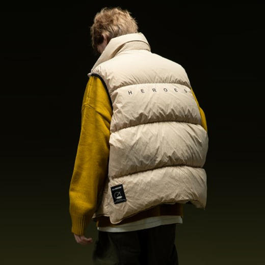 【社群秒杀】HX 冬季立领羽绒马甲工装风格Z108340003101/02/03 商品图3