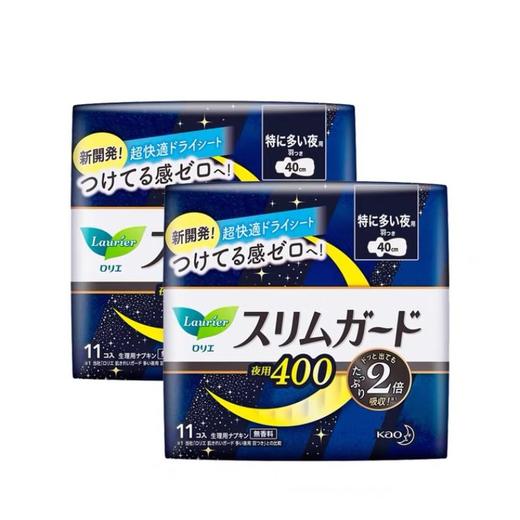 乐而雅超丝薄超长夜用40cm卫生巾/包 商品图1