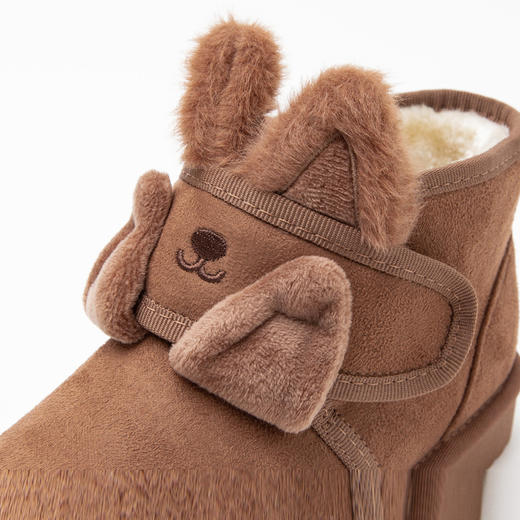 迷你巴拉加绒雪地靴男女童止滑防摔一脚蹬易穿脱设计冬季新款 商品图2