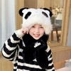 【19.9/件起】儿童帽子围巾一体帽冬季加绒加厚宝宝护耳帽男女孩防风二件套装 商品缩略图6