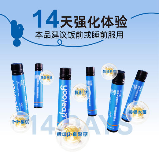 元力伴 液体酵母β葡聚糖接骨木莓营养矿物质维C果味饮 商品图2