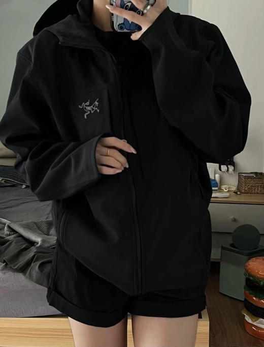 gao端系列！客供面料 始Z鸟 软壳加绒冲锋衣 男女同款！ 商品图3