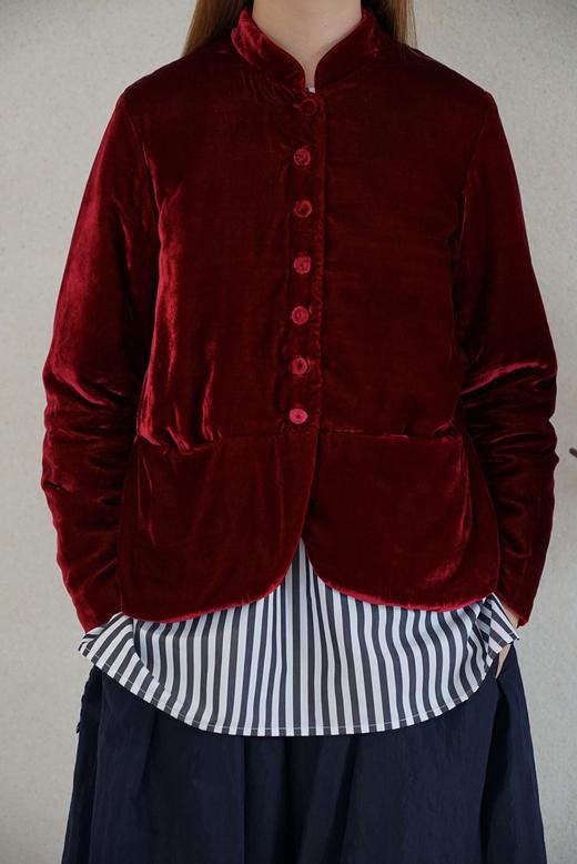 ECOLE DE CURIOSITES 丝绒琥珀红外套 商品图8