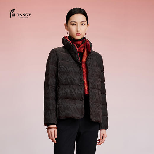 TANGY Collection/天意精品冬季新品中国风女士植物染羽绒服外套 商品图0