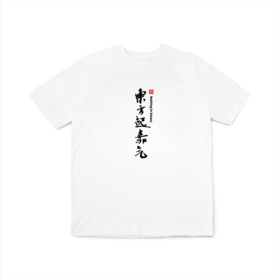 思想T：中文先生余世存、胡赳赳老师书法作品文化衫 现货