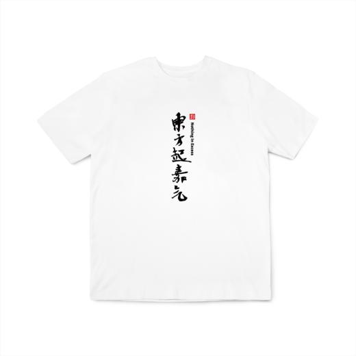 思想T：中文先生余世存、胡赳赳老师书法作品文化衫 现货 商品图0