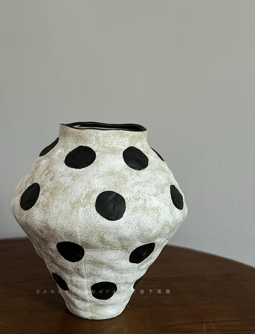 【斑斑点点A款.陶瓷花瓶】1个/份 高约28cm上口径12cm肚径24cm（江西仓顺丰发货） 商品图4