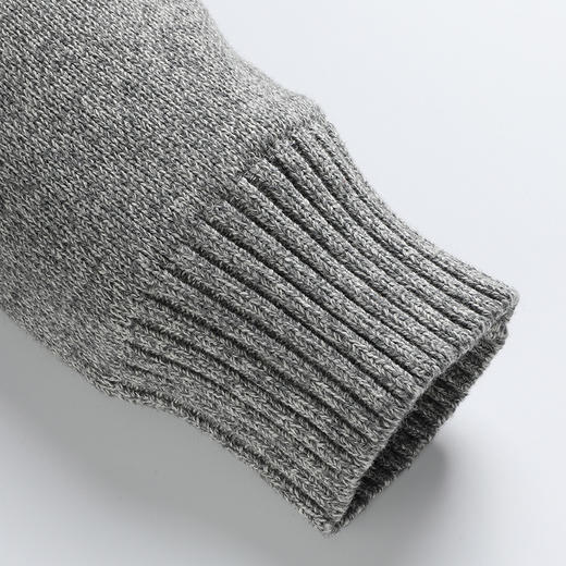 【加绒】【新款DAB】大依优型大码男装立领拉链毛衣开衫外套针织休闲加肥加大男士胖子大码内搭上衣 商品图10