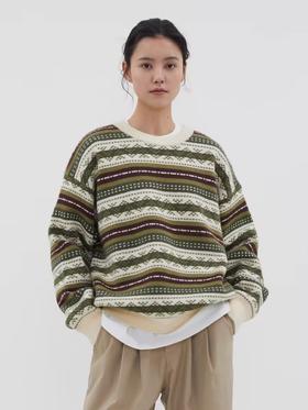 LIVINGTOWN/ LT费尔岛圆领毛衣