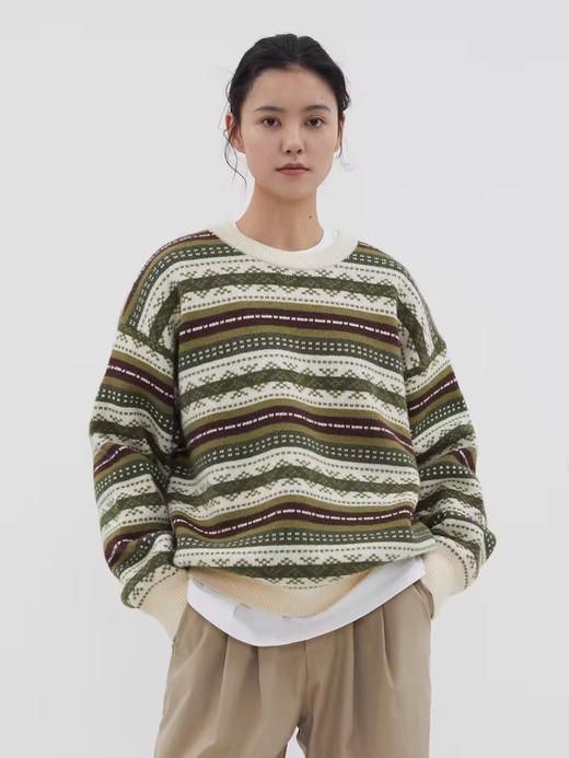 LIVINGTOWN/ LT费尔岛圆领毛衣 商品图0