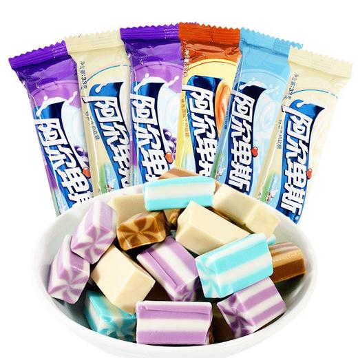 阿尔卑斯条形装硬糖31g软糖33g*21条/盒学校园零食品棒棒糖果 商品图3