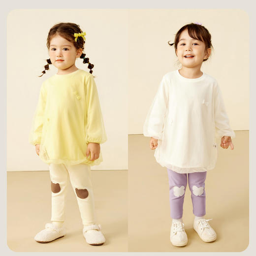 迷你巴拉女童裤子秋冬季新品高弹宝宝打底裤 商品图2