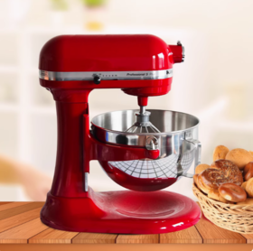 【美标插头轻微盒损】KitchenAid多功能厨师机家用小型5QT 4.7L