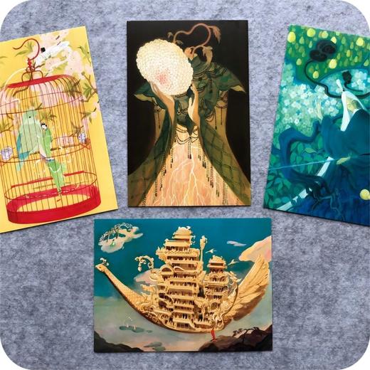 《传世彩绘聊斋志异》 名家工笔画插图珍藏版（精装2册）历经三年打磨，是目前刊印《聊斋图说》作品最多的《聊斋志异》选本，共有200+幅工笔画作品 商品图3