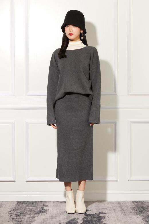 LNNNS 简约灰色针织两件套 11023 商品图1