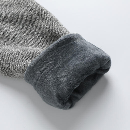 【加绒】【新款DAB】大依优型大码男装立领拉链毛衣开衫外套针织休闲加肥加大男士胖子大码内搭上衣 商品图6