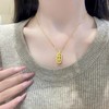 足金硬足金999吊坠护佑金刚杵黄金挂坠韦雪同款 商品缩略图6