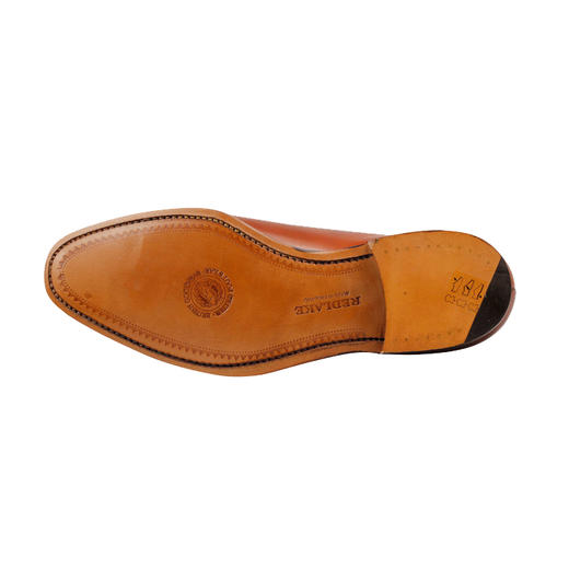 断码特价英码6（欧码39）——英国原产全切皮男士正装鞋ALDERNEY 奥尔德尼-红木色 商品图5