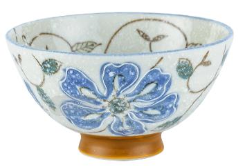 蓝色浮雕樱花4.9英寸碗		KN-07	12.2×6.5CM 商品图0