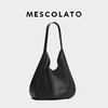 Mescolato小号袈裟包意大利头层牛皮简约大容量单肩斜挎托特包女 商品缩略图2