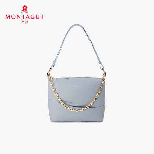 法国梦特娇新品设计感女生单肩包头层牛皮女包 商品图6