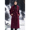 【山羊绒双面羊绒羊毛大衣】米思阳2025冬季法式赫本过膝风衣毛呢大衣厚外套4698 商品缩略图1
