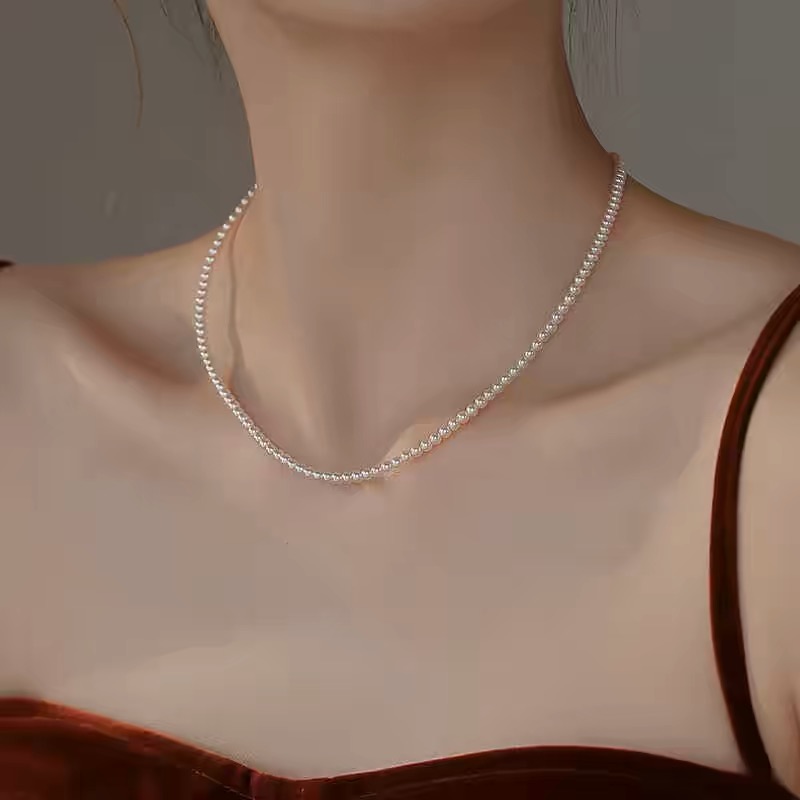 小米珠珍珠项链