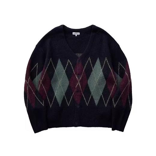 LIVINGTOWN/LT菱形格毛衣开衫 商品图4