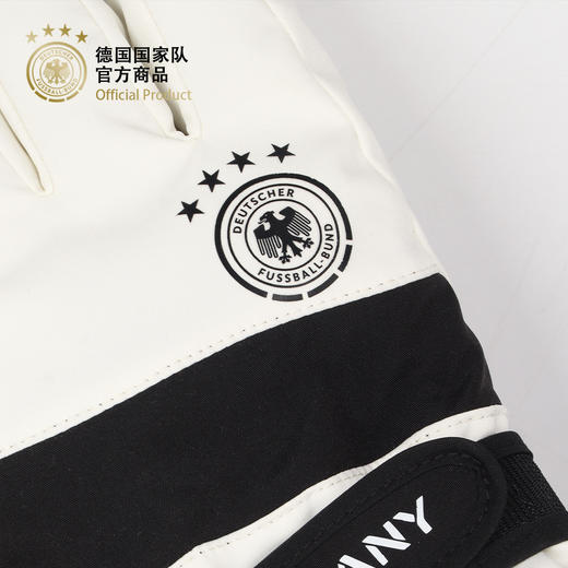 【官方正版】德国国家队 | 白色运动手套户外运动防水防滑防寒保暖牛津布加绒棉球迷用品 商品图3
