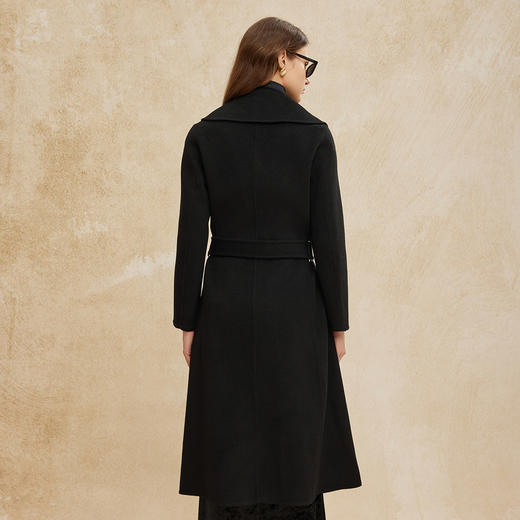 PH925斯尔丽斯尔丽24冬季新款双面羊毛大衣正肩修身大翻领显高显瘦大衣 商品图7