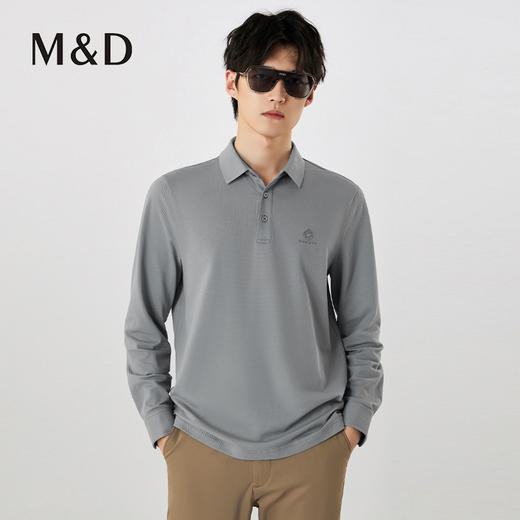 【名盾】翻领长袖T恤MXCL11667B 商品图1