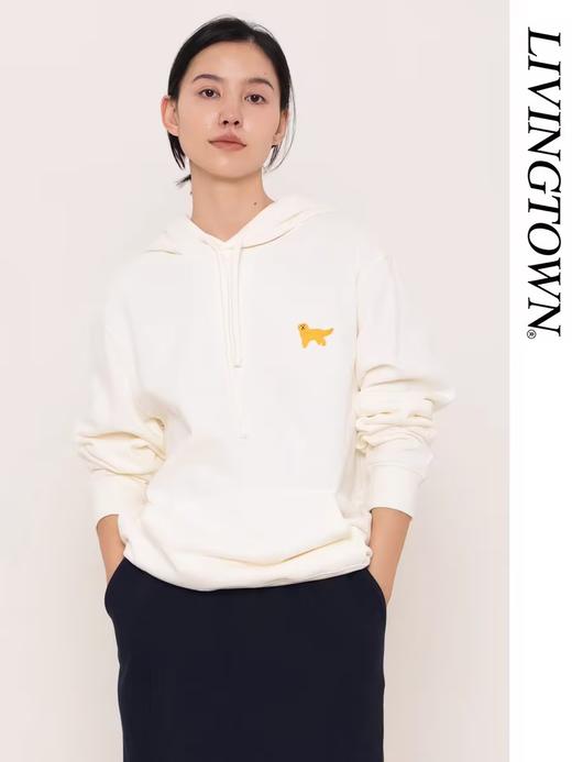 LIVINGTOWN/LT刺绣小狗连帽卫衣 商品图0
