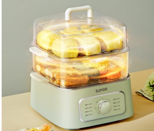 苏泊尔 SUPOR电蒸锅 电煮锅 电火锅 多功能锅家用电锅蒸包子锅电热锅三层大容量多用途锅 ZN23FK930 100019124941 商品图0