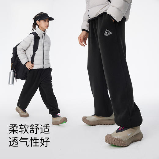 onmygame【奥粒绒】男女童山系运动裤秋冬款儿童裤子2024新款加绒 商品图1