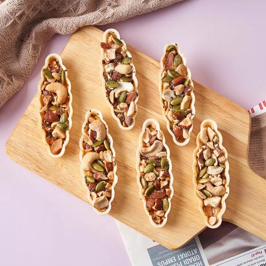 一口香迷糊！坚果小船酥 坚果每日果干 糯米船 小吃休闲零食代餐饱腹零食养生坚果嘎嘣脆120克/盒 商品图6