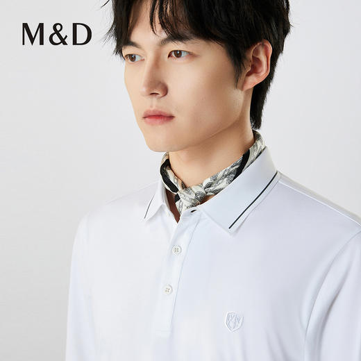 【名盾】翻领长袖T恤MXCL11687B 商品图3