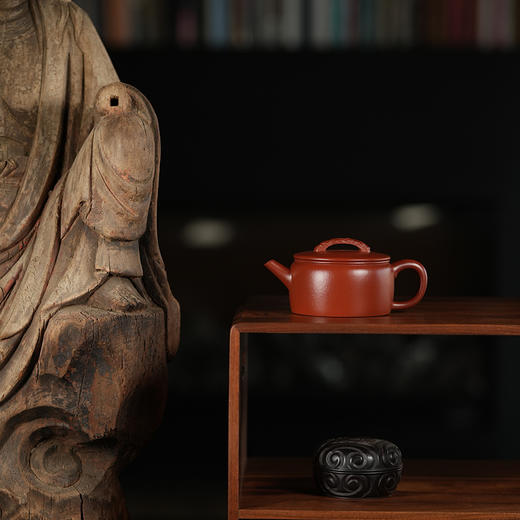 龙德堂陶艺 汤宣武制 《云瓦》150cc 原矿大红袍 (库存请咨询客服) 商品图1