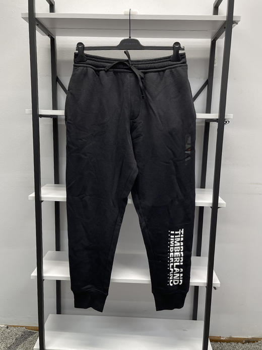Timberland/添柏岚 男士春秋加绒印花LOGO系带束脚卫裤休闲长裤 商品图0