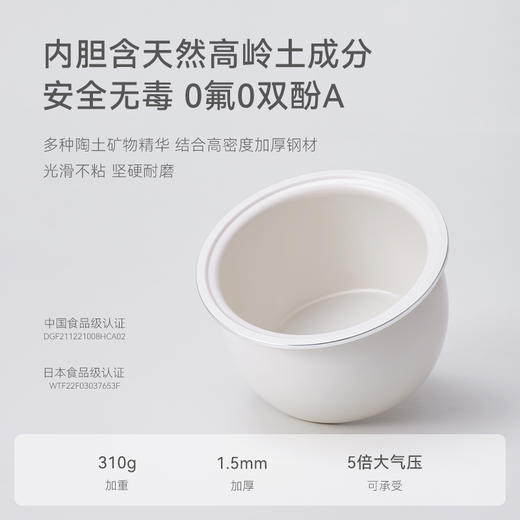 olayks立时畅销日韩迷你电饭煲1到2到3人家用2升电饭锅小型+小型办公室多功能家用烧水壶泡茶花茶煮茶壶套装 商品图5
