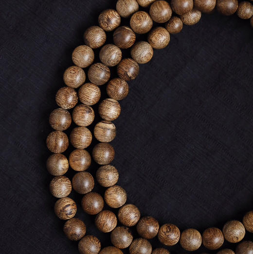 【青山特惠】8mm108颗 文莱 正区九分沉 野生料 沉香手串 28.1g C9009 商品图2