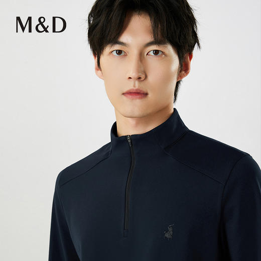 【名盾】翻领长袖T恤MXCP11680B 商品图3