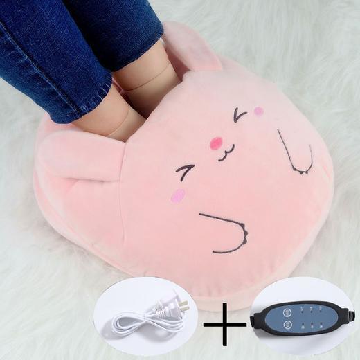 【保暖先从暖脚开始】暖脚宝插电热烘脚器冬天保暖捂脚垫宿舍卡通毛绒暖足脚垫暖脚神器。ry 商品图1