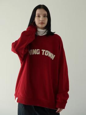 LIVINGTOWN/LT重磅460G贴布绣圆领卫衣  不加绒