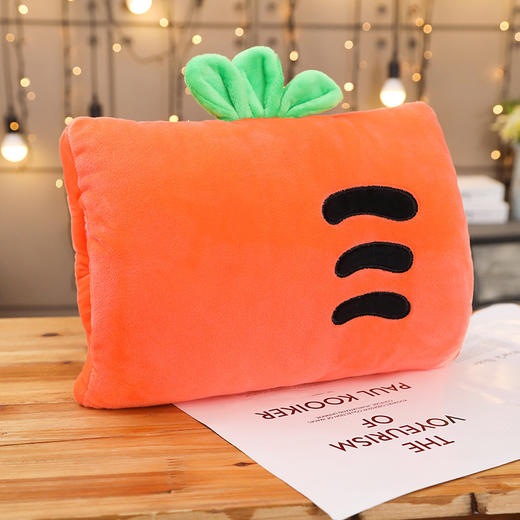 【卡通暖手抱枕】插手毛绒可爱捂手枕靠垫午睡枕头学生教室宿舍办公室冬天。ry 商品图5