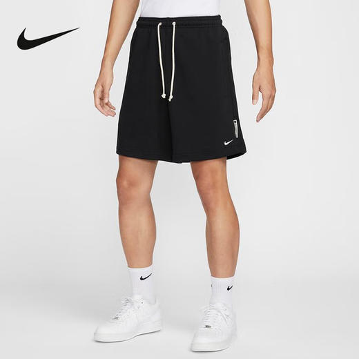 Nike/耐克男子速干针织篮球短裤秋季新款法式毛圈运动裤FZ0217-010 商品图0