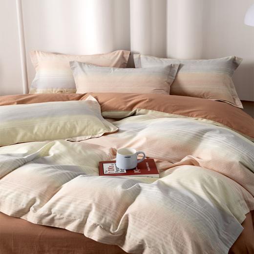 简色生活抗菌全棉四件套-耀·飞流千里（被套200*230、床单230*230、枕套：48*74cm）【分仓直发，72小时发货，周末节假日不发货】 商品图3